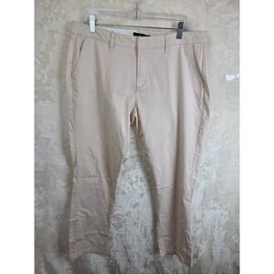 Volcom Womens Tan Chino Pants Stretch Twill Repreve B1111800 Size 32